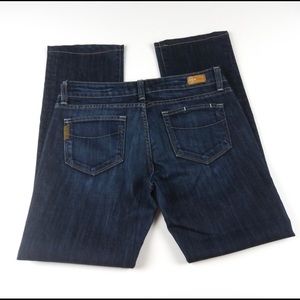 3/$30- Paige dark skinny jeans size 26(28)